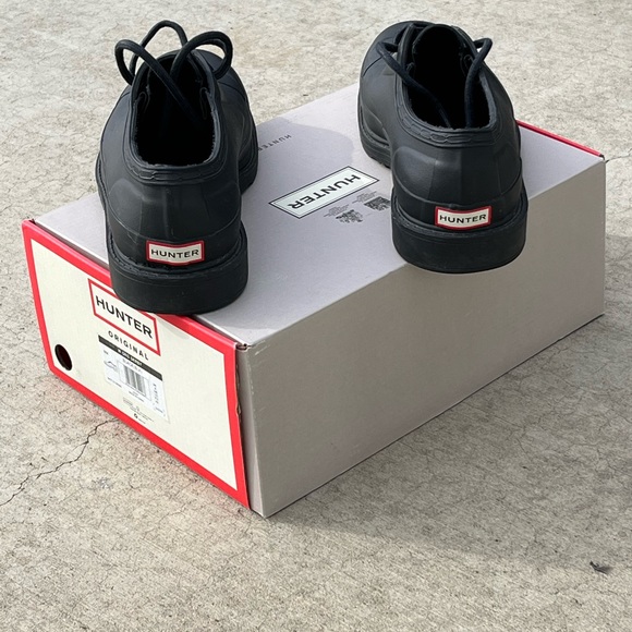 Hunter Original Derby Dress Shoes Men’s US 10 Black Waterproof - Picture 4 of 5